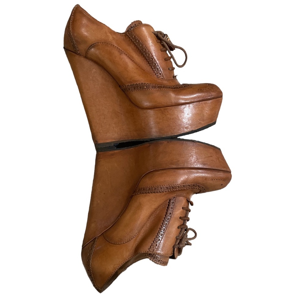 Gucci Leather Platforms size 36.5 #64/1 - Picture 5 of 8